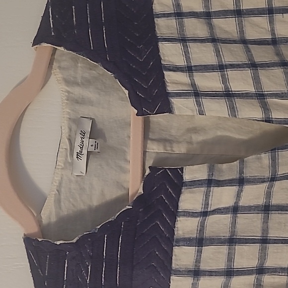 Madewell Checkered Picnic Shift Dress Size Small - Picture 2 of 7